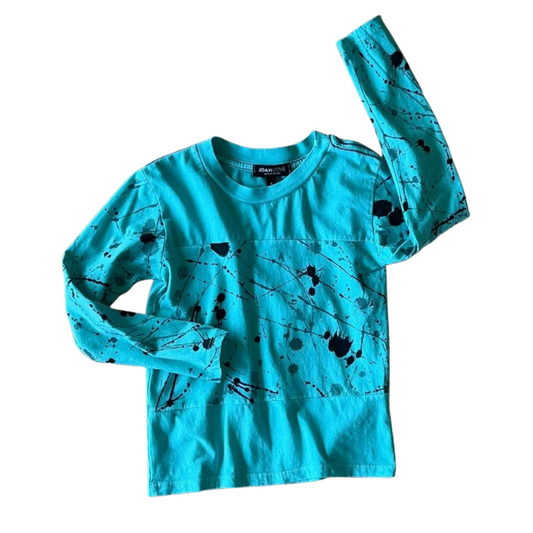 Ollie Splatter Aqua Tee