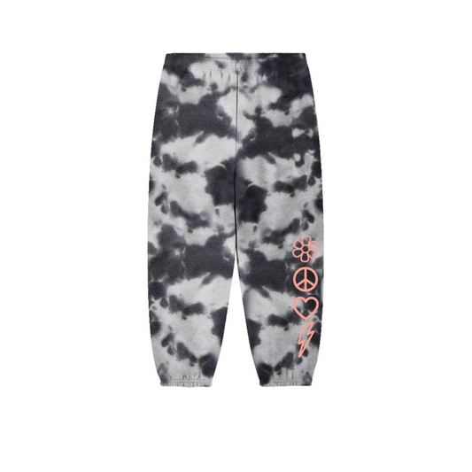 Peace Graphic Tie Dye Jogger