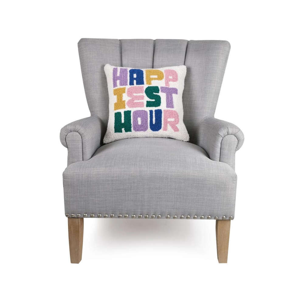 Happiest Hour Hook Pillow