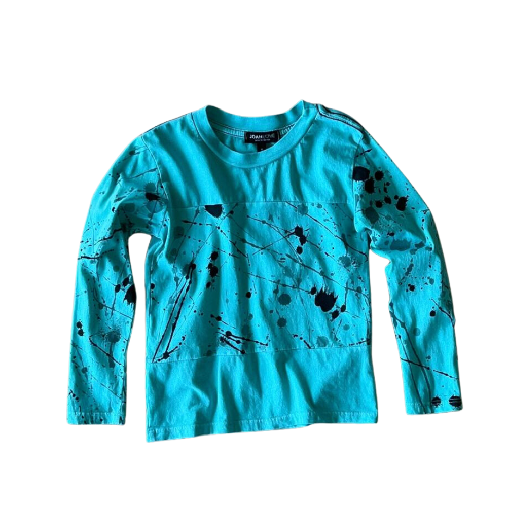 Ollie Splatter Aqua Tee