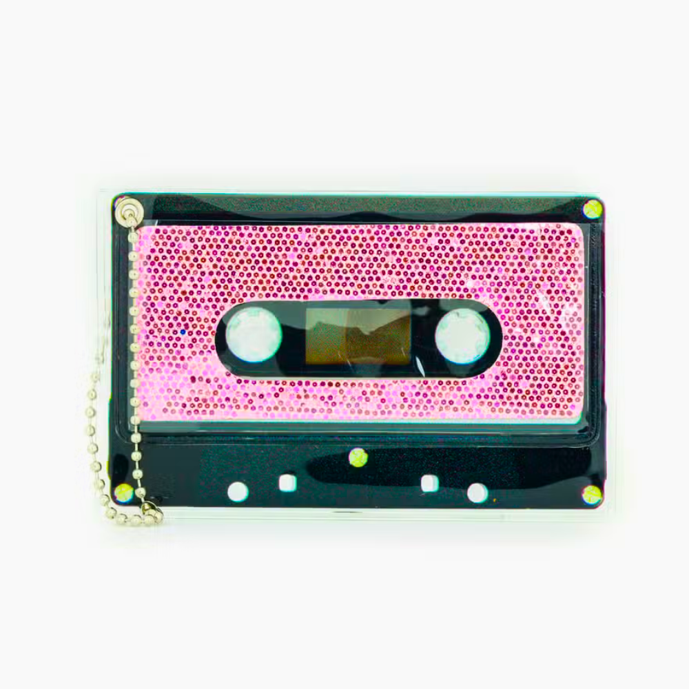 Cassette Wallet Sticker & Bag Tag