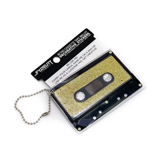 Cassette Wallet Sticker & Bag Tag