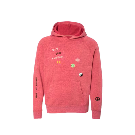 Peace Love Happiness Hoodie