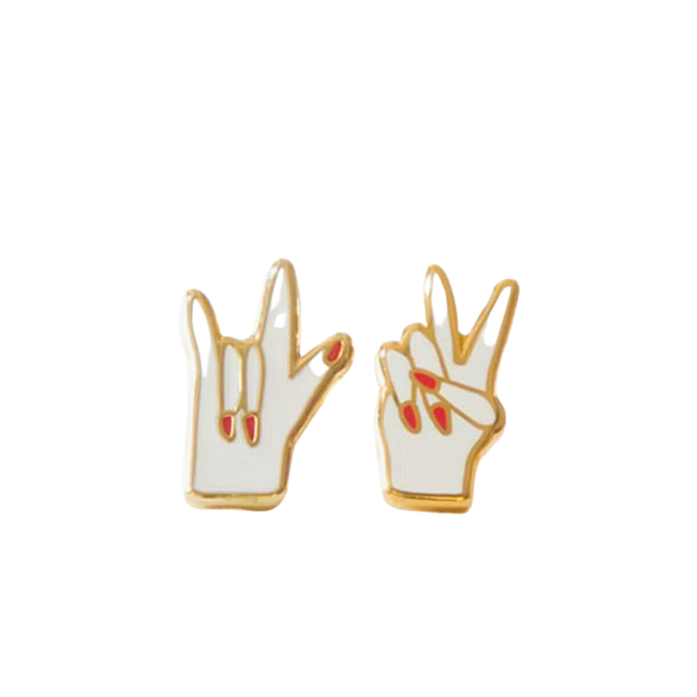 Peace and Love Earrings