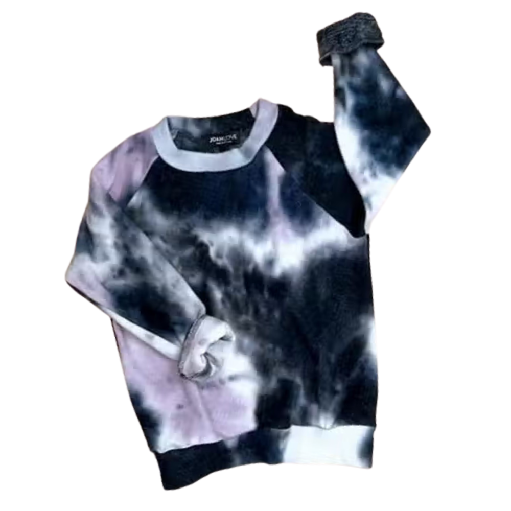 Lilac Tie Dye Faux Cashmere Top